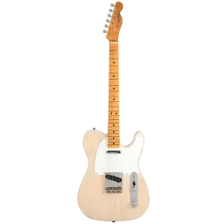 Fender Custom Shop Masterbuilt 1958 Telecaster Closet Classic Akçaağaç Klavye Dirty White Blonde Elektro Gitar - 1