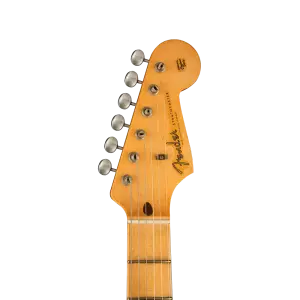 Fender Custom Shop Masterbuilt Greg Fessler 1959 Stratocaster Journeyman Relic Olympic White Elektro Gitar - 4