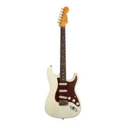 Fender Custom Shop Masterbuilt Yuriy Shishkov 1963 Stratocaster Journeyman Relic Aged Arctic White Elektro Gitar - 1