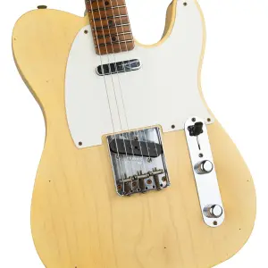 Fender Custom Shop S20 Limited Edition 1955 Telecaster Journeyman Relic Super Faded Nocaster Blonde Elektro Gitar - 3