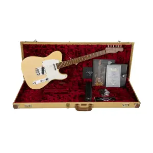 Fender Custom Shop S20 Limited Edition 1955 Telecaster Journeyman Relic Super Faded Nocaster Blonde Elektro Gitar - 6