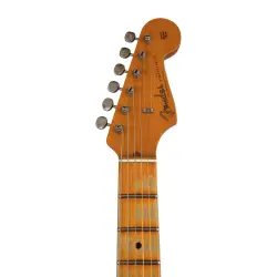 Fender Custom Shop S20 Limited Edition 1956 Stratocaster Heay Relic Ivory over 3 Tone Sunburst Elektro Gitar - 4