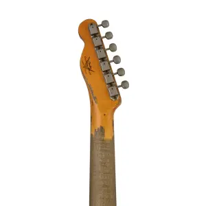 Fender Custom Shop S20 Limited Edition 1959 Telecaster Custom Super Heay Relic Aged Black over 3 Colour Sunburst Elektro Gitar - 4