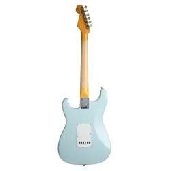 Fender Custom Shop S20 Limited Edition 1960 Stratocaster Journeyman Relic Super Faded Aged Sonic Blue Elektro Gitar - 2