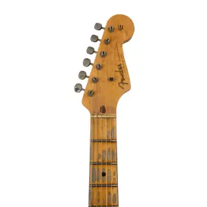 Fender Custom Shop S20 Limited Edition Tomatillo Stratocaster III Relic Super Faded Aged Tahitian Coral Elektro Gitar - 4