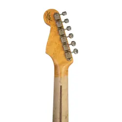 Fender Custom Shop S20 Limited Edition Tomatillo Stratocaster III Relic Super Faded Aged Tahitian Coral Elektro Gitar - 5