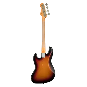 Fender Custom Shop S21 1960 Jazz Bass Relic Gülağacı Klavye 3 Tone Sunburst Bas Gitar - 2