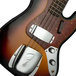 Fender Custom Shop S21 1960 Jazz Bass Relic Gülağacı Klavye 3 Tone Sunburst Bas Gitar - 3