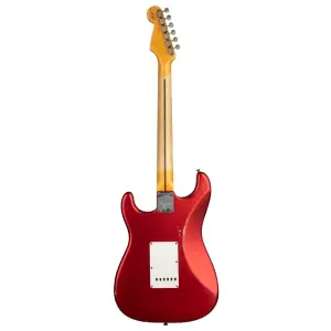 Fender Custom Shop S21 Limited Edition 1957 Stratocaster Relic Akçaağaç Klavye Aged Candy Apple Red Elektro Gitar - 2