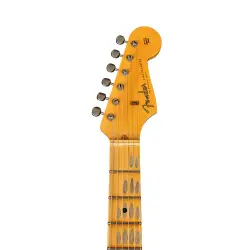 Fender Custom Shop S21 Limited Edition 1957 Stratocaster Relic Akçaağaç Klavye Faded Aged Sea Foam Green Elektro Gitar - 4