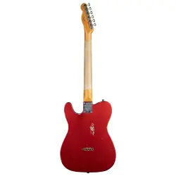 Fender Custom Shop S21 Limited Edition 1961 Telecaster Relic Gülağacı Klavye Aged Candy Apple Red Elektro Gitar - 2