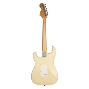 Fender Custom Shop S21 Limited Edition 1969 Stratocaster Bone-Tone PUs Journeyman Relic Akçaağaç Klavye Faded Aged Vintage White Elektro Gitar - 2