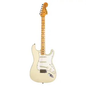 Fender Custom Shop S21 Limited Edition 1969 Stratocaster Bone-Tone PUs Journeyman Relic Akçaağaç Klavye Faded Aged Vintage White Elektro Gitar - 1