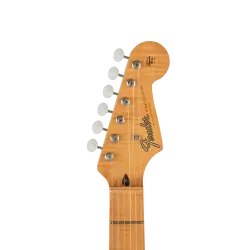 Fender Custom Shop S23 Limited American Custom Strat Dlx Closet Classic Akçaağaç Klavye Chocolate 3 Ton Sunburst Elektro Gitar - 5