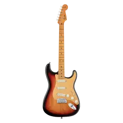 Fender Custom Shop S23 Limited American Custom Strat Dlx Closet Classic Akçaağaç Klavye Chocolate 3 Ton Sunburst Elektro Gitar - 1