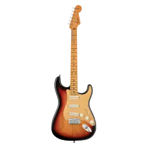 Fender Custom Shop S23 Limited American Custom Strat Dlx Closet Classic Akçaağaç Klavye Chocolate 3 Ton Sunburst Elektro Gitar - 1