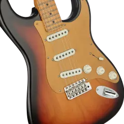 Fender Custom Shop S23 Limited American Custom Strat Dlx Closet Classic Akçaağaç Klavye Chocolate 3 Ton Sunburst Elektro Gitar - 3