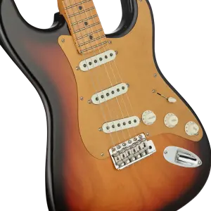 Fender Custom Shop S23 Limited American Custom Strat Dlx Closet Classic Akçaağaç Klavye Chocolate 3 Ton Sunburst Elektro Gitar - 3