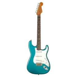 Fender Custom Shop W20 Limited Edition 1964 Stratocaster Journeyman Relic Faded Aged Ocean Turquoise Metallic Elektro Gitar - 1