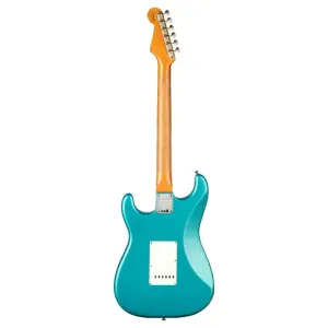 Fender Custom Shop W20 Limited Edition 1964 Stratocaster Journeyman Relic Faded Aged Ocean Turquoise Metallic Elektro Gitar - 2
