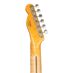 Fender Custom Shop W21 Limited Edition 1951 Telecaster Heavy Relic Akçaağaç Klavye Aged Butterscotch Blonde Elektro Gitar - 4