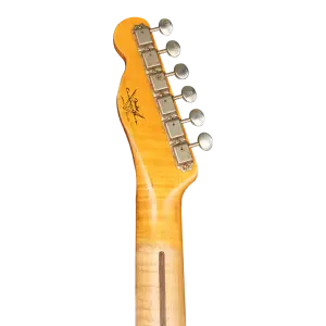 Fender Custom Shop W21 Limited Edition 1951 Telecaster Heavy Relic Akçaağaç Klavye Aged Butterscotch Blonde Elektro Gitar - 4