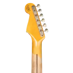 Fender Custom Shop W21 Limited Edition 1957 Stratocaster Journeyman Relic Akçaağaç Klavye Aged Black Elektro Gitar - 5