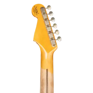 Fender Custom Shop W21 Limited Edition 1957 Stratocaster Journeyman Relic Akçaağaç Klavye Aged Black Elektro Gitar - 5