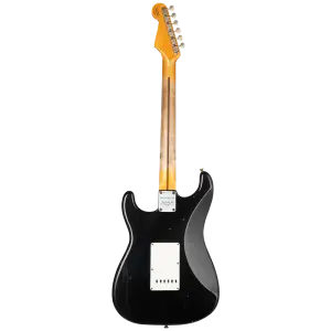 Fender Custom Shop W21 Limited Edition 1957 Stratocaster Journeyman Relic Akçaağaç Klavye Aged Black Elektro Gitar - 2