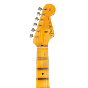 Fender Custom Shop W21 Limited Edition 1957 Stratocaster Journeyman Relic Akçaağaç Klavye Wide Fade Chocolate 2 Tone Sunburst Elektro Gitar - 4