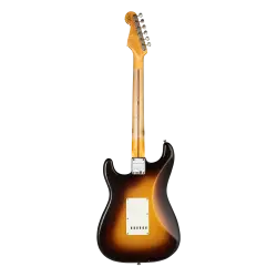 Fender Custom Shop W21 Limited Edition 1957 Stratocaster Journeyman Relic Akçaağaç Klavye Wide Fade Chocolate 2 Tone Sunburst Elektro Gitar - 2