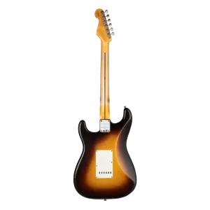 Fender Custom Shop W21 Limited Edition 1957 Stratocaster Journeyman Relic Akçaağaç Klavye Wide Fade Chocolate 2 Tone Sunburst Elektro Gitar - 2