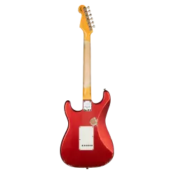 Fender Custom Shop W21 Limited Edition 1959 Stratocaster Relic Gülağacı Klavye Faded Aged Candy Apple Red Elektro Gitar - 2