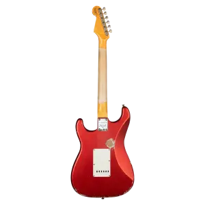 Fender Custom Shop W21 Limited Edition 1959 Stratocaster Relic Gülağacı Klavye Faded Aged Candy Apple Red Elektro Gitar - 2