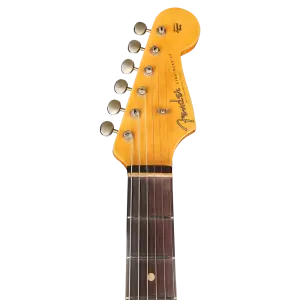 Fender Custom Shop W21 Limited Edition 1959 Stratocaster Relic Gülağacı Klavye Faded Aged Candy Apple Red Elektro Gitar - 4