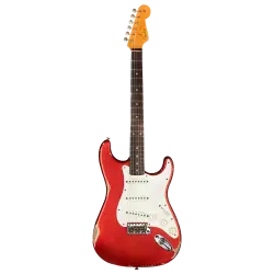 Fender Custom Shop W21 Limited Edition 1959 Stratocaster Relic Gülağacı Klavye Faded Aged Candy Apple Red Elektro Gitar - 1