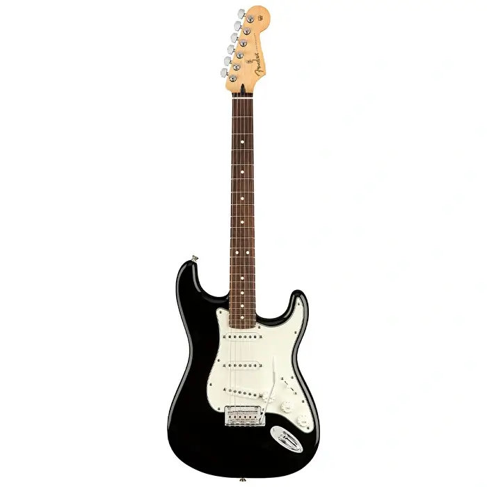 Fender Player Stratocaster Electric Guitar (Black with Pau Ferro Fingerboard) - 1