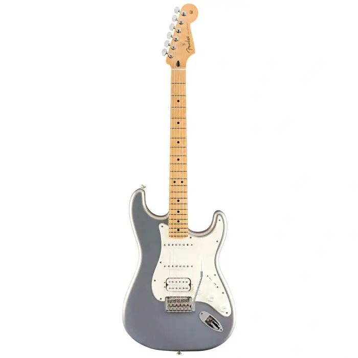 Fender Player Stratocaster HSS Akçaağaç Klavye Silver Elektro Gitar - 1