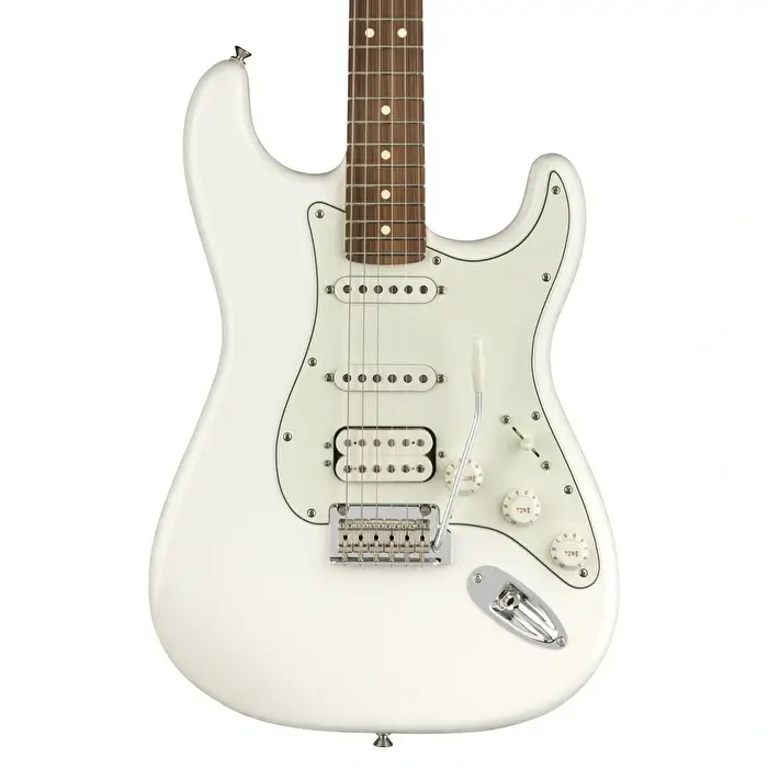 Fender Player Stratocaster HSS Electric Guitar (Pau Ferro/Polar White) - 3