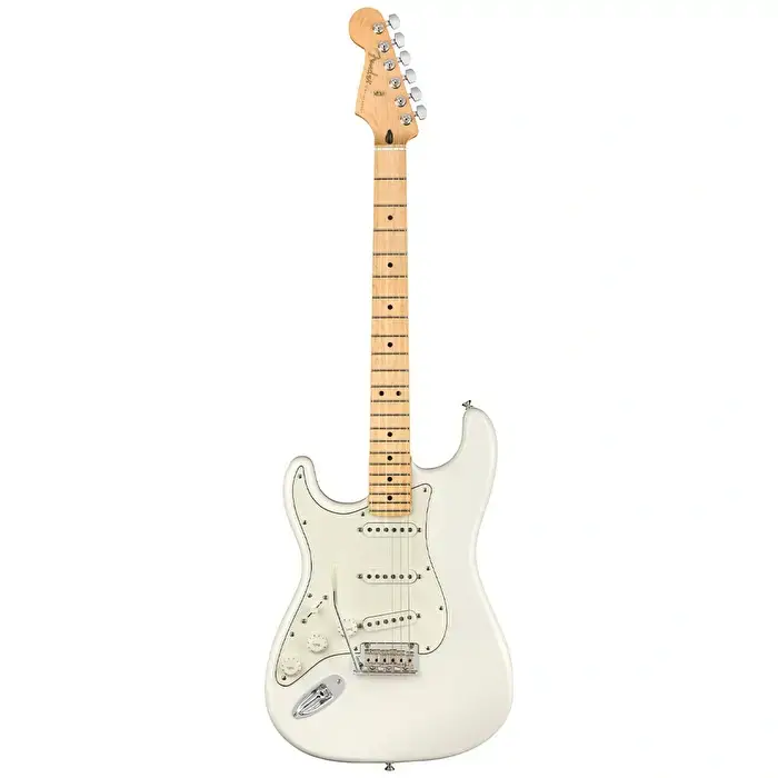 Fender Player Stratocaster Left Handed Polar White Solak Elektro Gitar - 1