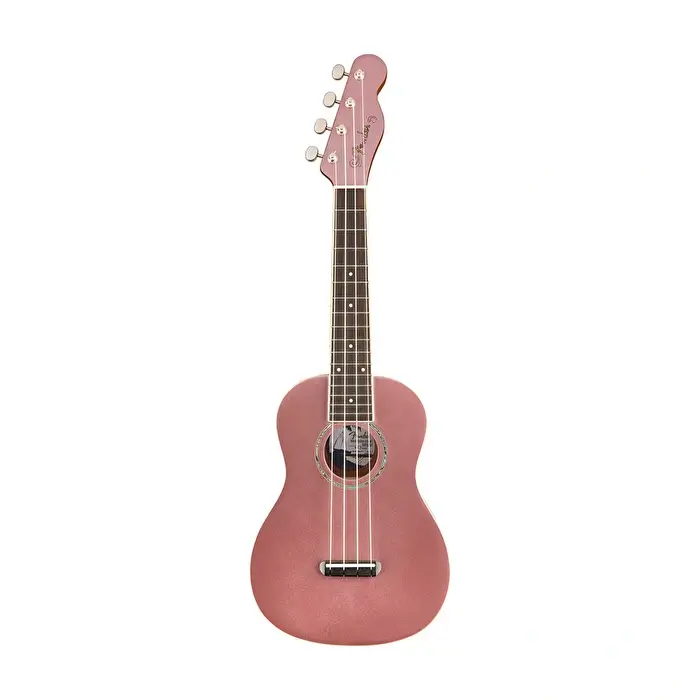 Fender Zuma Classic Ceviz Klavye Burgundy Mist Ukulele - 1