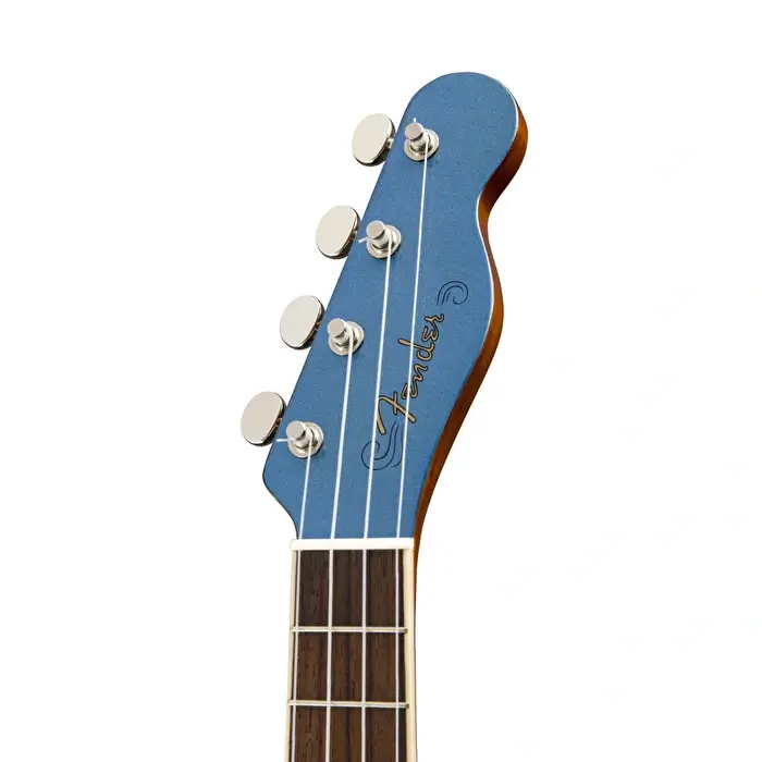 Fender Zuma Classic Ceviz Klavye Lake Placid Blue Ukulele - 4