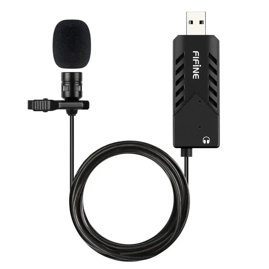 Fifine K053 USB Youtuber Yaka Mikrofonu - 1