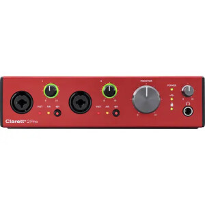 Focusrite Clarett+ 2Pre Desktop 10x4 USB Type-C Audio/MIDI Interface - Focusrite