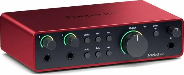 Focusrite Scarlett 2i2 4th Gen USB Audio Interface - 2