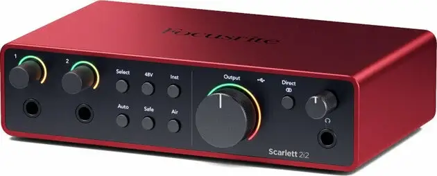 Focusrite Scarlett 2i2 4th Gen USB Audio Interface - 3