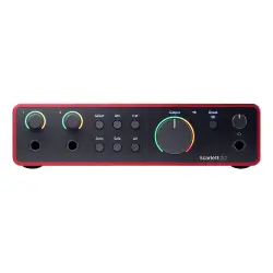 Focusrite Scarlett 2i2 4th Gen USB Audio Interface - 3