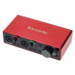 Focusrite SCARLETT 2i2 GEN3 2 Mikrofon Preamfili Giriş - 2 Çıkış USB Ses Kartı - Thumbnail