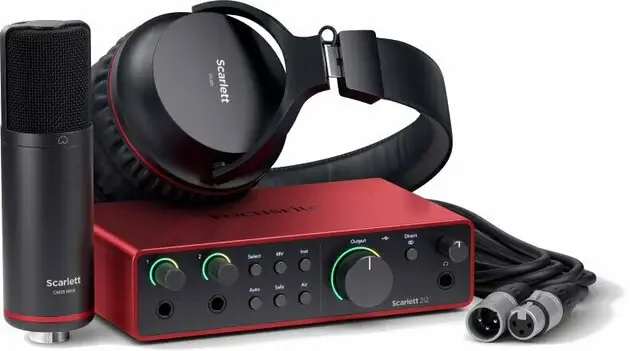 Focusrite Scarlett 2i2 Studio 4th Gen Recording Bundle - 1