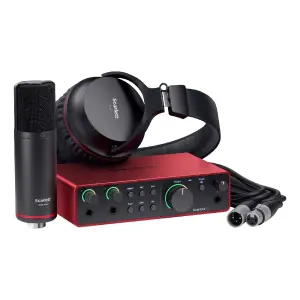 Focusrite Scarlett 2i2 Studio 4th Gen USB-C Ses Kartı Seti (Mikrofon + Kulaklık ile) - 1